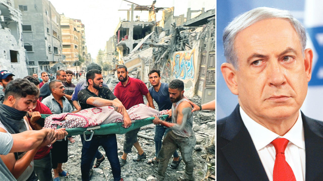 Binyamin Netanyahu, dehşete düşüren “Amalika” alıntısıyla Filistinlilere karşı soykırımın işaretini verdi.