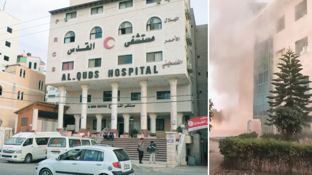İsrail’in saldırılarıyla adeta cehenneme dönen Gazze’de, hastanelere yönelik tehditlerin ardı arkası kesilmiyor.
