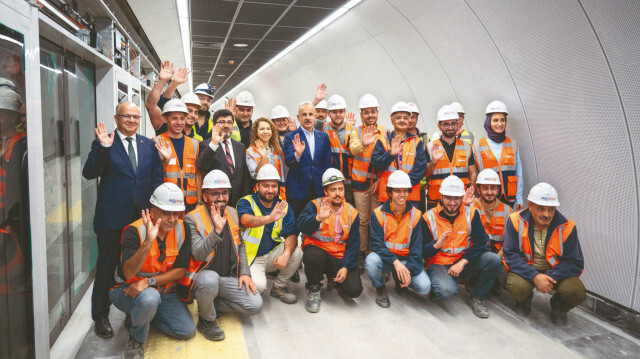 İstanbul Havalimanı metro hattı için çalışmalar devam ediyor.