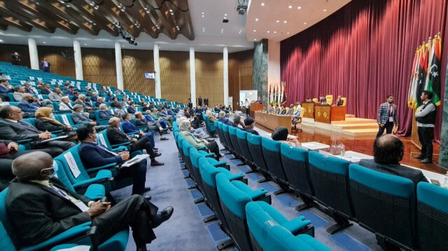 Le parlement libyen. Crédit photo: Mahmud TURKIA / AFP