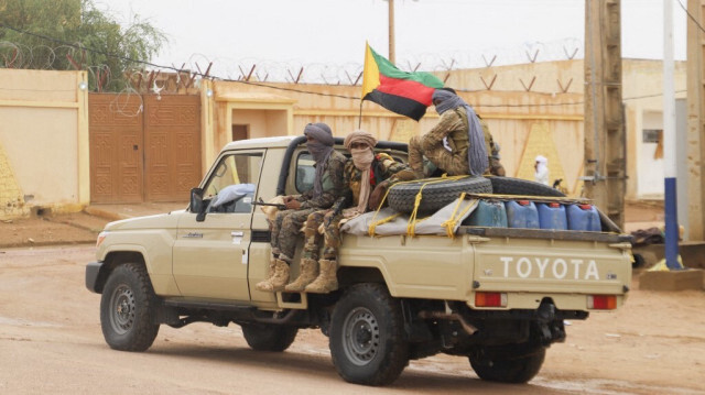 Combattants pour le Mouvement national pour la libération d'Azawad (MNLA). Crédit photo: SOULEYMANE AG ANARA / AFP