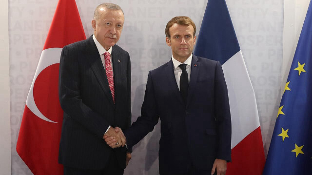 Cumhurbaşkanı Erdoğan - Fransa Cumhurbaşkanı Macron