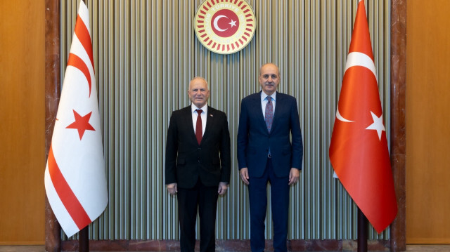 KKTC Cumhuriyet Meclisi Başkanı Zorlu Töre - TBMM Başkanı Numan Kurtulmuş