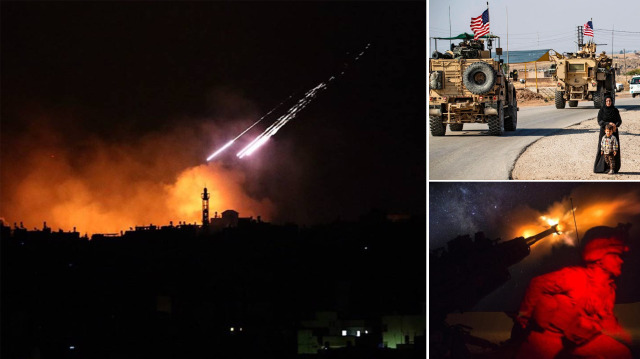 Türkiye'nin sınır ötesi operasyonu sonrası ABD ve Suriye, eş zamanlı olarak Türk ordusunu hedef alan saldırılar düzenledi. (Foto: Arşiv)