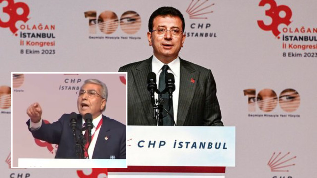 Canpolat konuşması boyunca sık sık değişimcilere yüklendi ve Kılıçdaroğlu destekçilerinden alkış aldı.