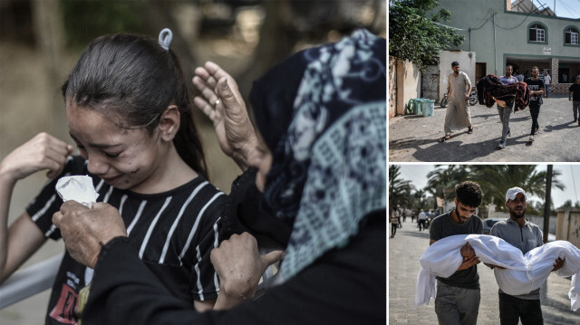 İsrail’in Gazze şeridine düzenlediği hava saldırılarında tüm ailesini kaybeden kız çocuğu Tala Huseyin Ebu Dakka (10), küçük yaşta öksüz kaldı. 