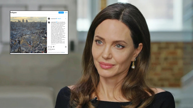 Angelina Jolie'den mülteci kampının bombalanmasına tepki.