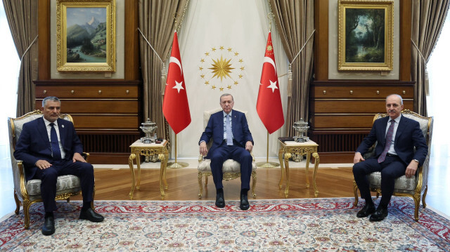 Cumhurbaşkanı Recep Tayyip Erdoğan ve Libya Devlet Yüksek Konseyi (DYK) Başkanı Muhammed Tekale