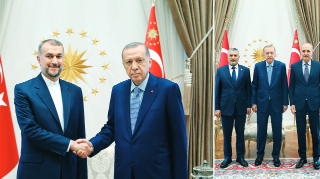 Cumhurbaşkanı Erdoğan dün de Libya Devlet Yüksek Konseyi Başkanı Muhammed Tekale ve İran Dışişleri Bakanı Hüseyin Emir Abdullahiyan’ı kabul etti.