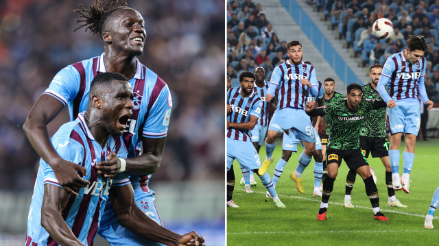 Trabzonspor-TÜMOSAN Konyaspor karşılaşmasından kareler