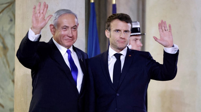 Le Premier ministre israélien, Benyamin Netanyahu et le président français, Emmanuel Macron. Crédit photo: LUDOVIC MARIN / AFP
