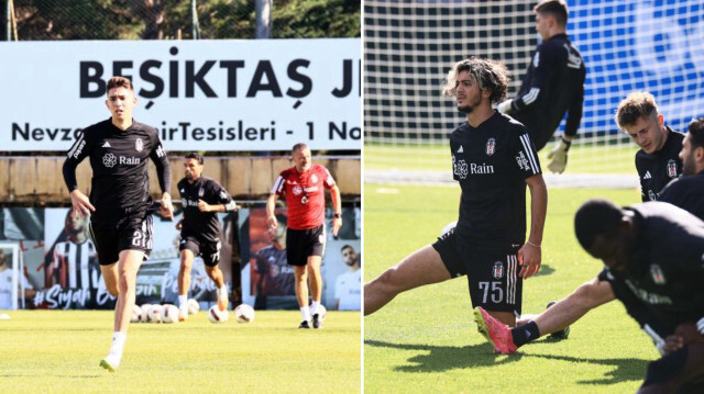 Beşiktaş, dün yardımcı antrenör Vukas yönetiminde çalıştı.