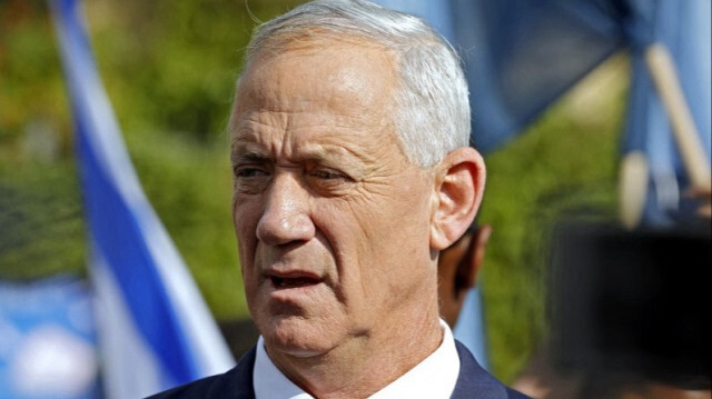 Le chef du parti "Unité nationale" et ministre du Cabinet militaire israélien, Benny Gantz. Crédit photo: JALAA MAREY / AFP