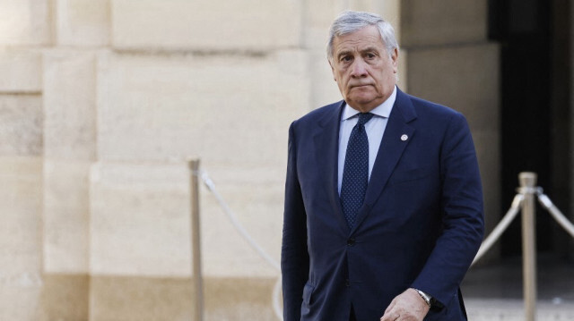 Le vice-Premier ministre italien et ministre des Affaires étrangères, Antonio Tajani. Crédit photo: LUDOVIC MARIN / AFP