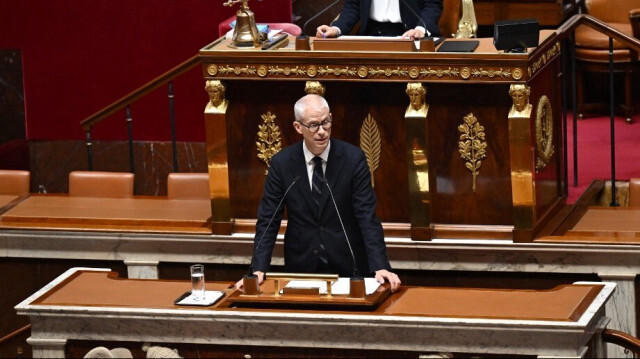 Le ministre français des Relations avec le Parlement, Franck Riester. Crédit photo: MIGUEL MEDINA / AFP
