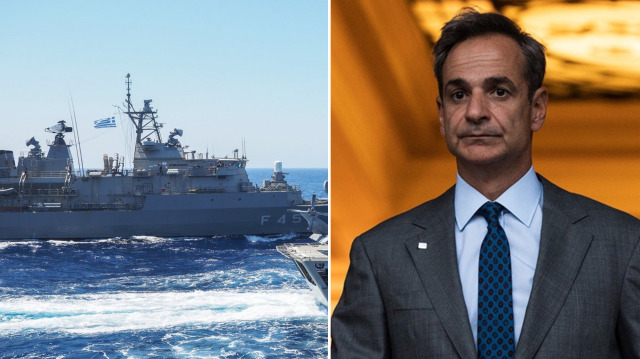 Yunan basını, donanmanın bakım masrafını karşılayamayan Kiryakos Miçotakis hükümetine tepkili.