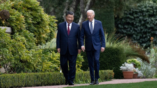 Le président chinois, Xi Jinping et son homologue américain, Joe Biden. Crédit photo: BRENDAN SMIALOWSKI / AFP
