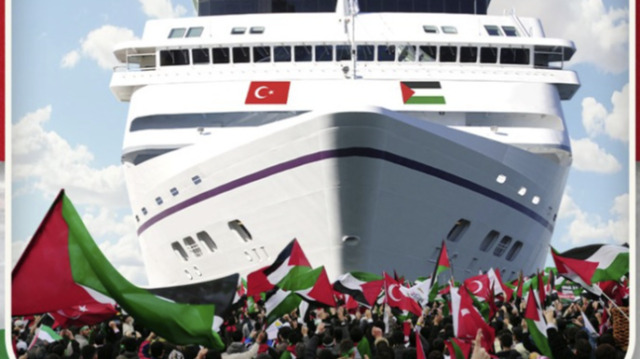 Le Mavi Marmara, navire étendart de la Flotille pour la Liberté. Crédit photo: mavimarmara.org