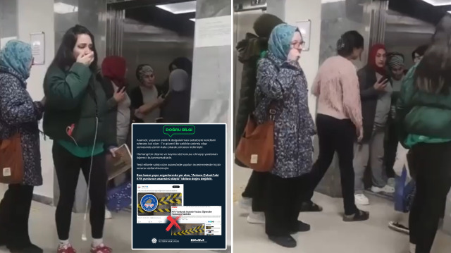 Dezenformasyonla Mücadele Merkezi, "Ankara Çubuk'taki KYK yurdunun asansörü düştü" iddiasını yalanladı.