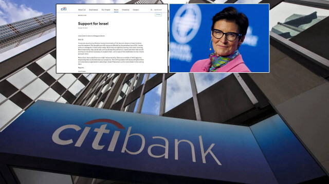 Citigroup CEO'su Jane Frasers İsrail'e 1 milyon dolar bağışta bulunduklarını açıkladı