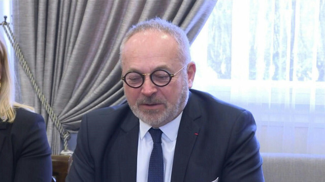 Le sénateur français Joël Guerriau. Crédit photo: Sean CHANG / AFPTV / TELE LIBAN / AFP