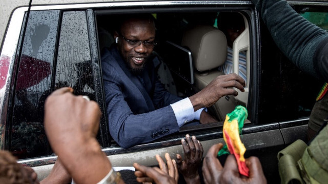 Ousmane Sonko, président du parti d'opposition dissout, Patriotes Africains du Sénégal pour le Travail, l'Ethique et la Fraternité (PASTEF). Crédit photo: MUHAMADOU BITTAYE / AFP