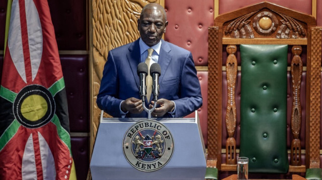 Le président kenyan William Ruto. Crédit photo: LUIS TATO / AFP