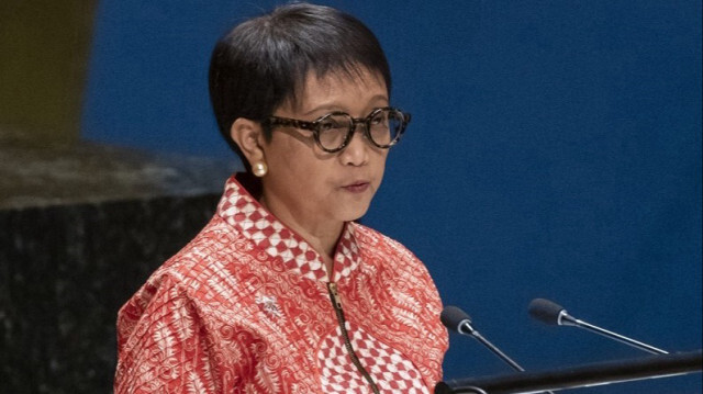 La ministre indonésienne des Affaires étrangères, Retno Marsudi. Crédit photo: EDUARDO MUNOZ ALVAREZ / GETTY IMAGES VIA AFP