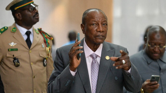 L'ancien président de la Guinée Alpha Conde. Crédit photo: Michael TEWELDE / AFP