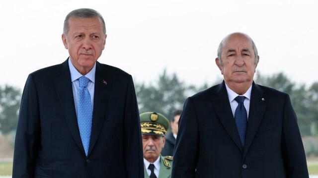 Le Président turc, Recep Tayyip Erdogan et le Président algérien, Abdelmadjid Tebboune. Crédit photo: AA