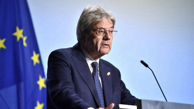 Le commissaire à l'Économie de la Comission européenne, Paolo Gentiloni. Crédit photo: CAISA RASMUSSEN / TT NEWS AGENCY / AFP
