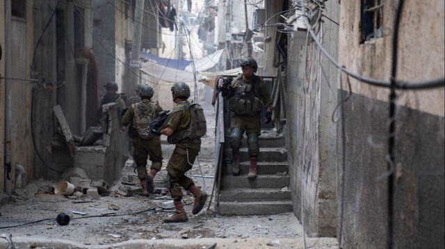 Des soldats israéliens lors d'une opération militaire, dans la partie sud de la bande de Gaza, le 20 novembre 2023. Crédit photo: ISRAELI ARMY / AFP