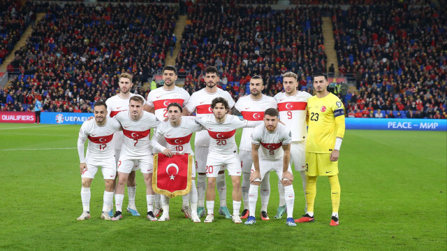 L'équipe nationale turque de football, première de son groupe de qualification pour l'Euro 2024. Crédit photo: DHA