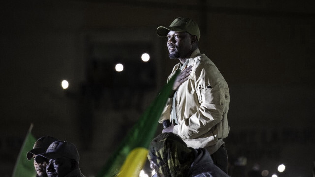 Le chef de l'opposition, Ousmane Sonko. Crédit photo: JOHN WESSELS / AFP