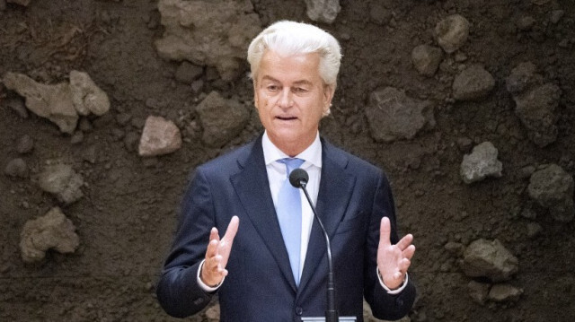 Le chef du Parti de la liberté (PVV) d'extrême droite et islamophobe, Geert Wilders. Crédit photo: BART MAAT / ANP / AFP
