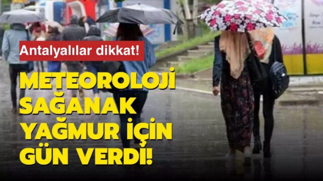 Meteoroloji 4. Bölge Müdürlüğü Bölge Tahmin ve Uyarı Merkezi, peş peşe yayınladığı iki uyarıyla Antalya'da yarın şiddetli yağış ve fırtına olacağını açıkladı.