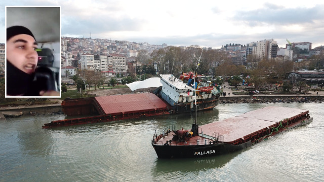 Zonguldak'ta ikiye bölünen geminin mürettebatından bir kişi kaldığı odada ölü bulundu.
