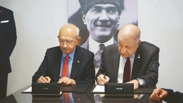 Kemal Kılıçdaroğlu, Ümit Özdağ.