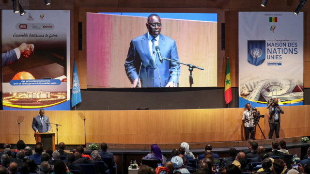 Le Président Sénégal Macky Sall à l'inauguration de la Maison des Nations Unies à Diamniadio, le 23 novembre 2024. Crédit photo: X