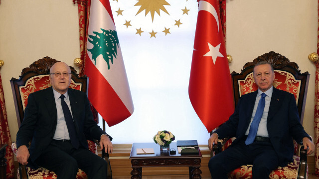 Lübnan Başbakanı Necib Mikati - Cumhurbaşkanı Recep Tayyip Erdoğan