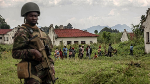 Soldat de Force régionale Est-africaine (EACRF) à Rumangabo, dans l'est de la RDC. Crédit photo: Guerchom Ndebo / AFP