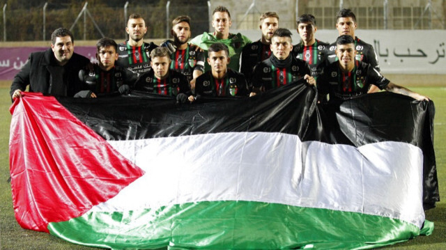 Equipe du Deportivo Palestino (archive). Crédit photo: HAZEM BADER / AFP