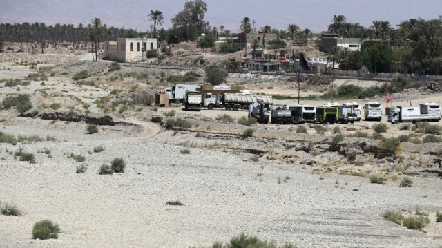 Le lit asséché de la rivière al-Kalal dans la ville de Badrah, près de la frontière iranienne. Crédit photo: Ahmad AL-RUBAYE / AFP