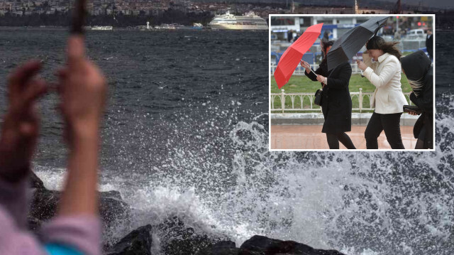 İstanbul için fırtına uyarısı yapıldı. 