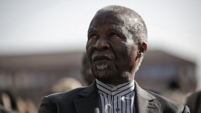 L'ancien président sud-africain Thabo Mbeki. Crédit photo: GULSHAN KHAN / AFP