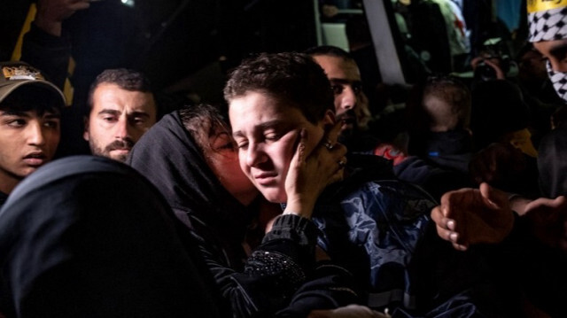 L'enfant palestinien, Muhammad Nazzal, a été libéré des prisons israéliennes, le 28 novembre 2023. Crédit photo: FADEL SENNA / AFP