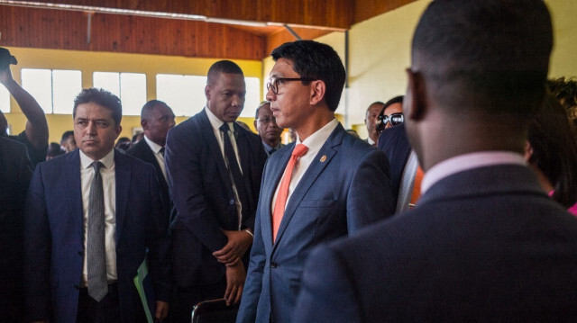 Le président réelu du Madagascar Andry Rajoelina. Crédit photo: RIJASOLO / AFP