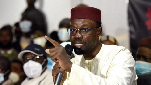 Le chef de l'opposition sénégalaise Ousmane Sonko. Crédit photo: Seyllou / AFP