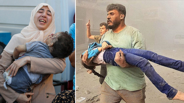 Gazze'nin 2,3 milyonluk nüfusunun yarısı çocuklardan oluşuyor ve Gazze'de ilk 3 haftada öldürülen çocuk sayısı, dünyada son 3 yılda öldürülen çocuk ortalamasını aştı.