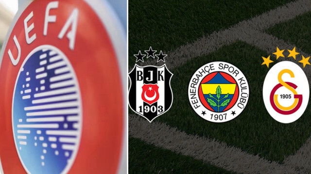 Galatasaray, Fenerbahçe ve Beşiktaş Türkiye'yi Avrupa kupalarında temsil ediyor. 